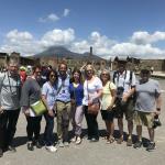 With our guide GianCarlo in Pompeii.