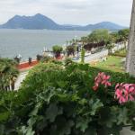 A lovely view from my hotel balcony in Stresa.