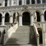 Stairs leading to Doge's Palace.