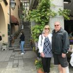 Steve and Barbara along the Bellagio streets