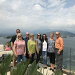 Our happy group of travelers on Lake Maggiore.
